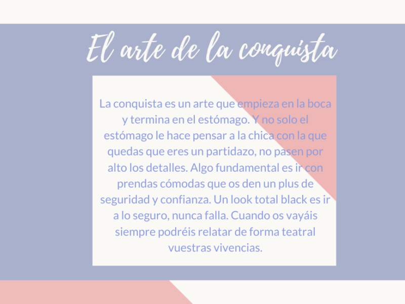 El arte de la conquista